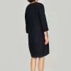 Kjoler<BITTE KAI RAND Lazy linen kjole BLACK