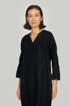 Kjoler<BITTE KAI RAND Lazy linen kjole BLACK