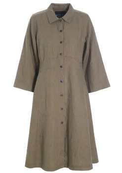 Kjoler<BITTE KAI RAND Lazy linen kjole BLACK