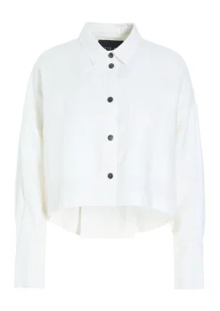 Jakker & Blazere<BITTE KAI RAND Lazy linen kort jakke BLACK