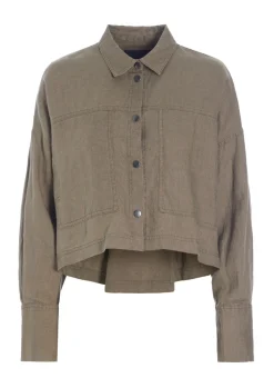 Jakker & Blazere<BITTE KAI RAND Lazy linen kort jakke BLACK