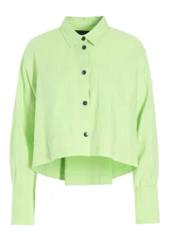 Jakker & Blazere<BITTE KAI RAND Lazy linen kort jakke BLACK