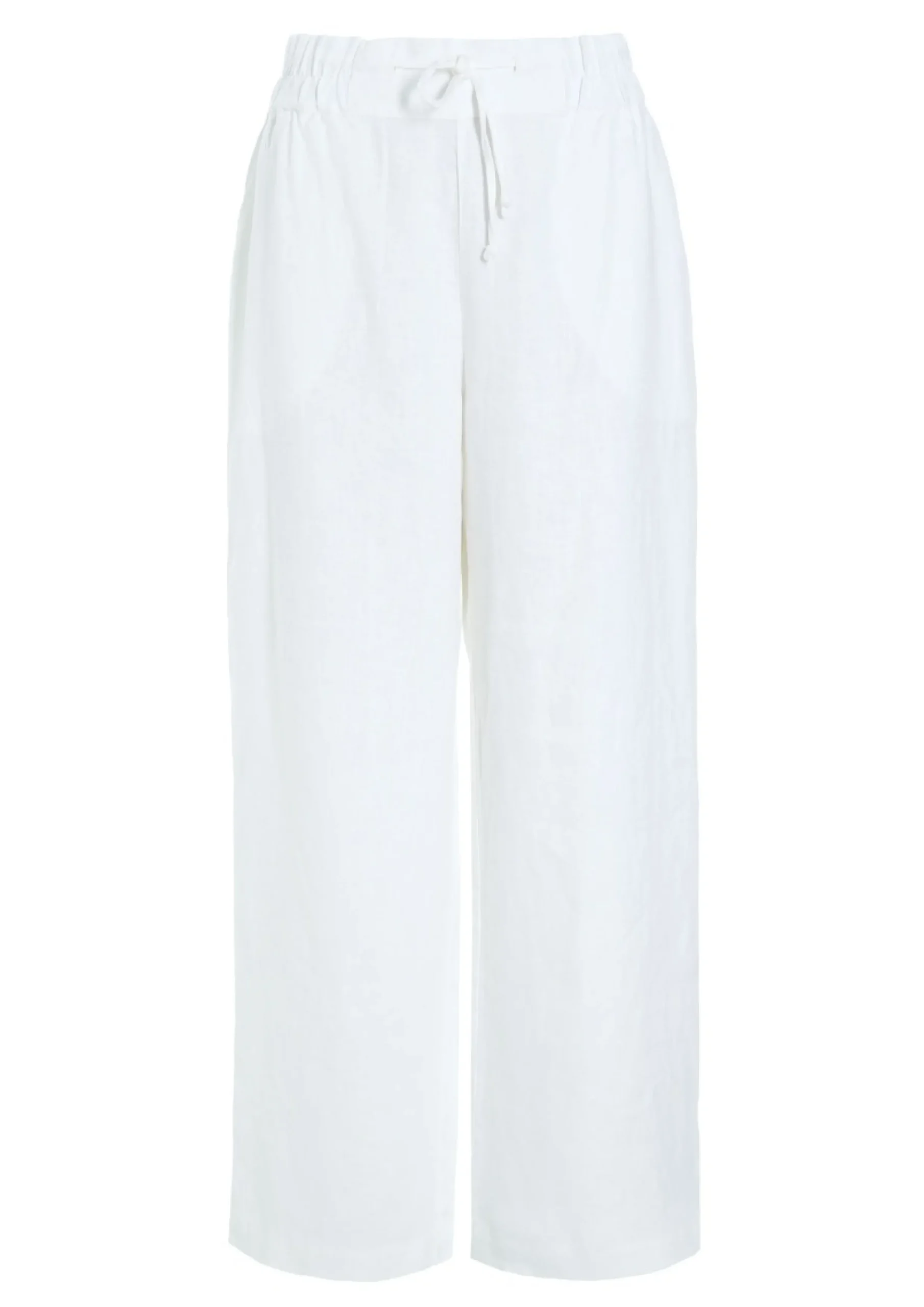 Bukser | Bukser<BITTE KAI RAND Lazy linen lige bukser BLACK