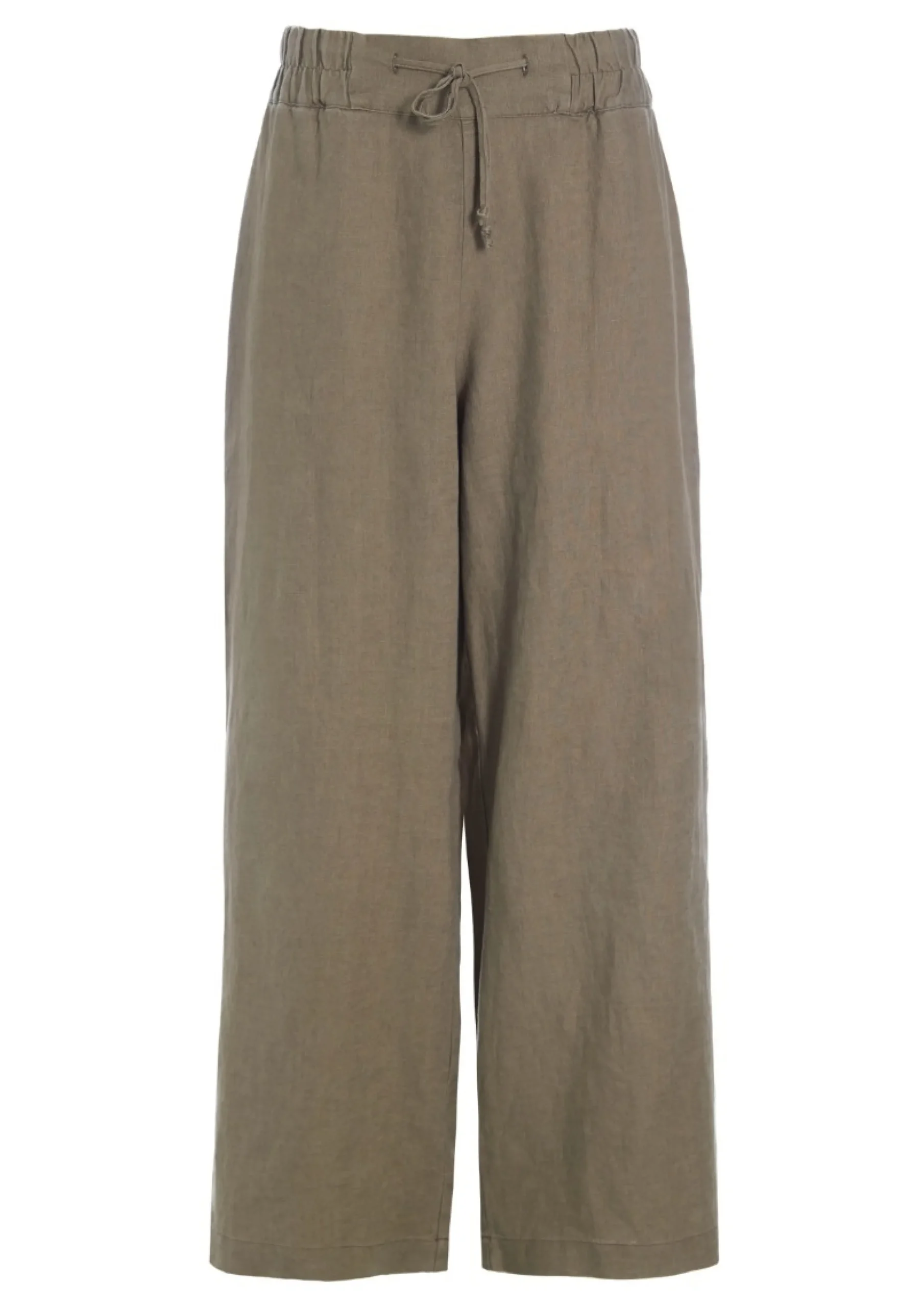 Bukser | Bukser<BITTE KAI RAND Lazy linen lige bukser BLACK