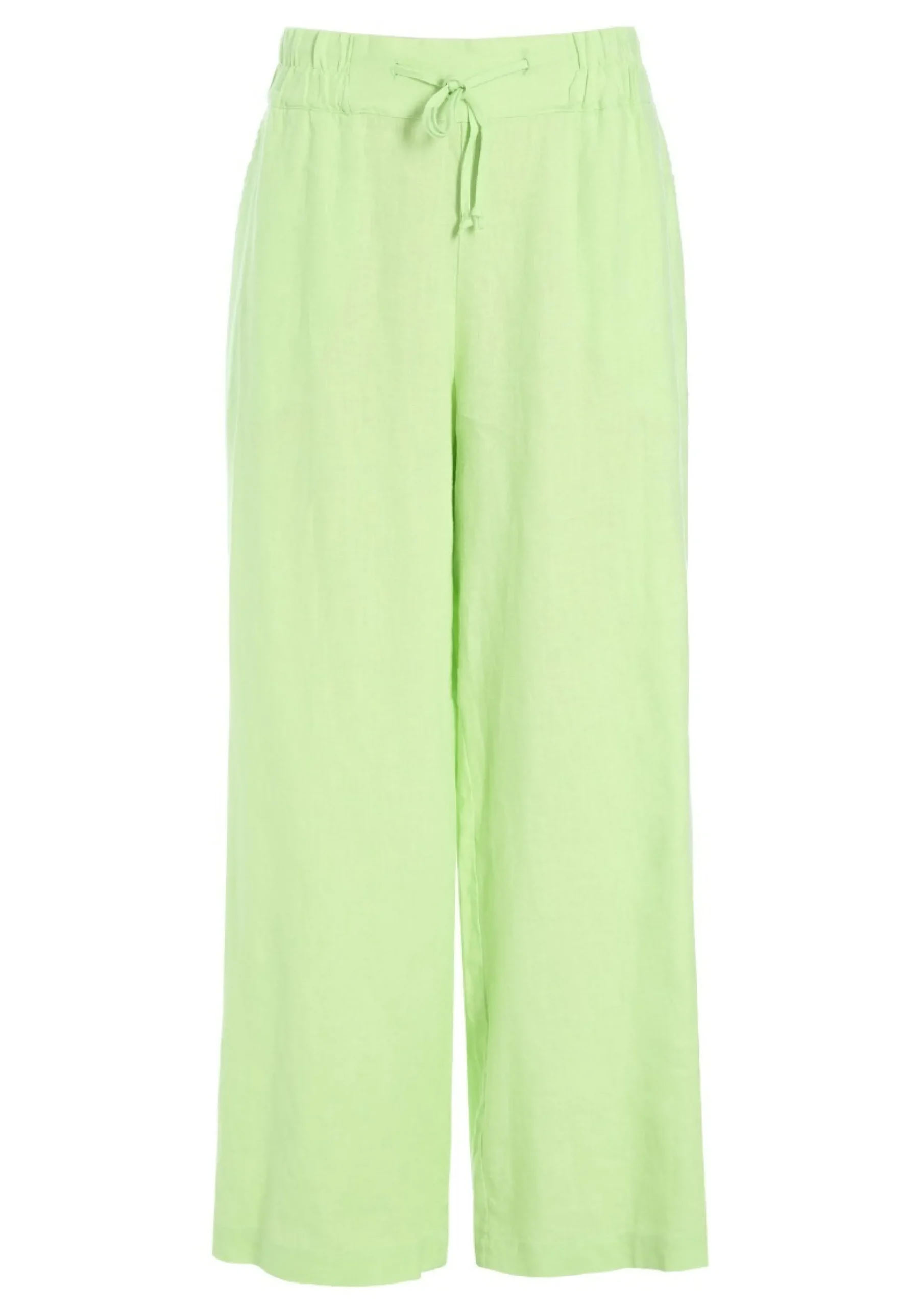 Bukser | Bukser<BITTE KAI RAND Lazy linen lige bukser BLACK