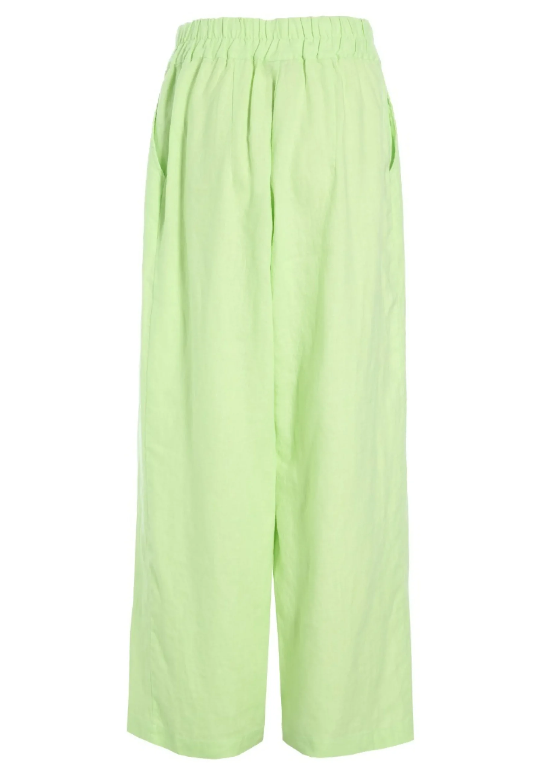 Bukser | Bukser<BITTE KAI RAND Lazy linen lige bukser BLACK