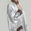 Frakker & Overtøj<BITTE KAI RAND Limelight silver frakke LIMELIGHTSILVER