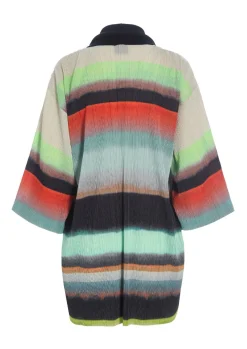 Jakker & Blazere<BITTE KAI RAND Liquorice stripe kimono jakke LIQUORICESTRIPE