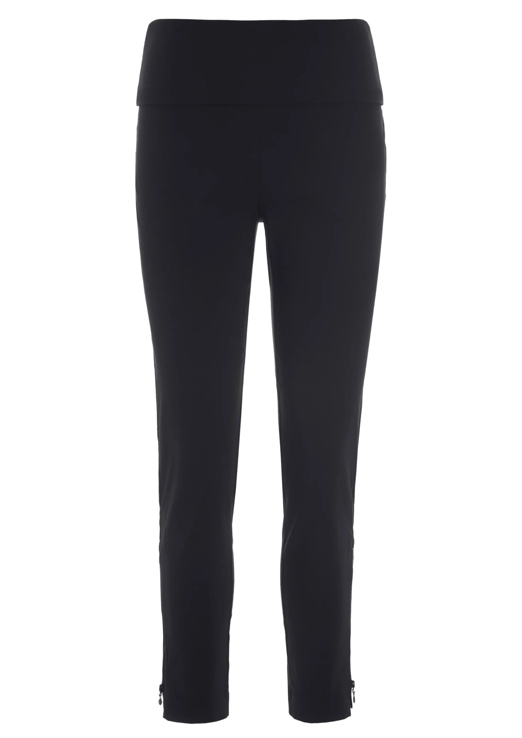Bukser | Bukser<BITTE KAI RAND Magic stretch bukser m/ lynlås BLACK