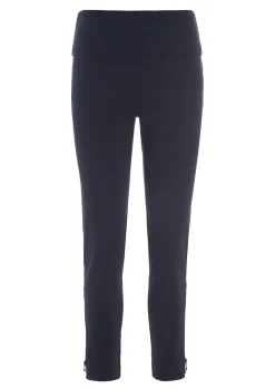 Bukser | Bukser<BITTE KAI RAND Magic stretch bukser m/ lynlås BLACK