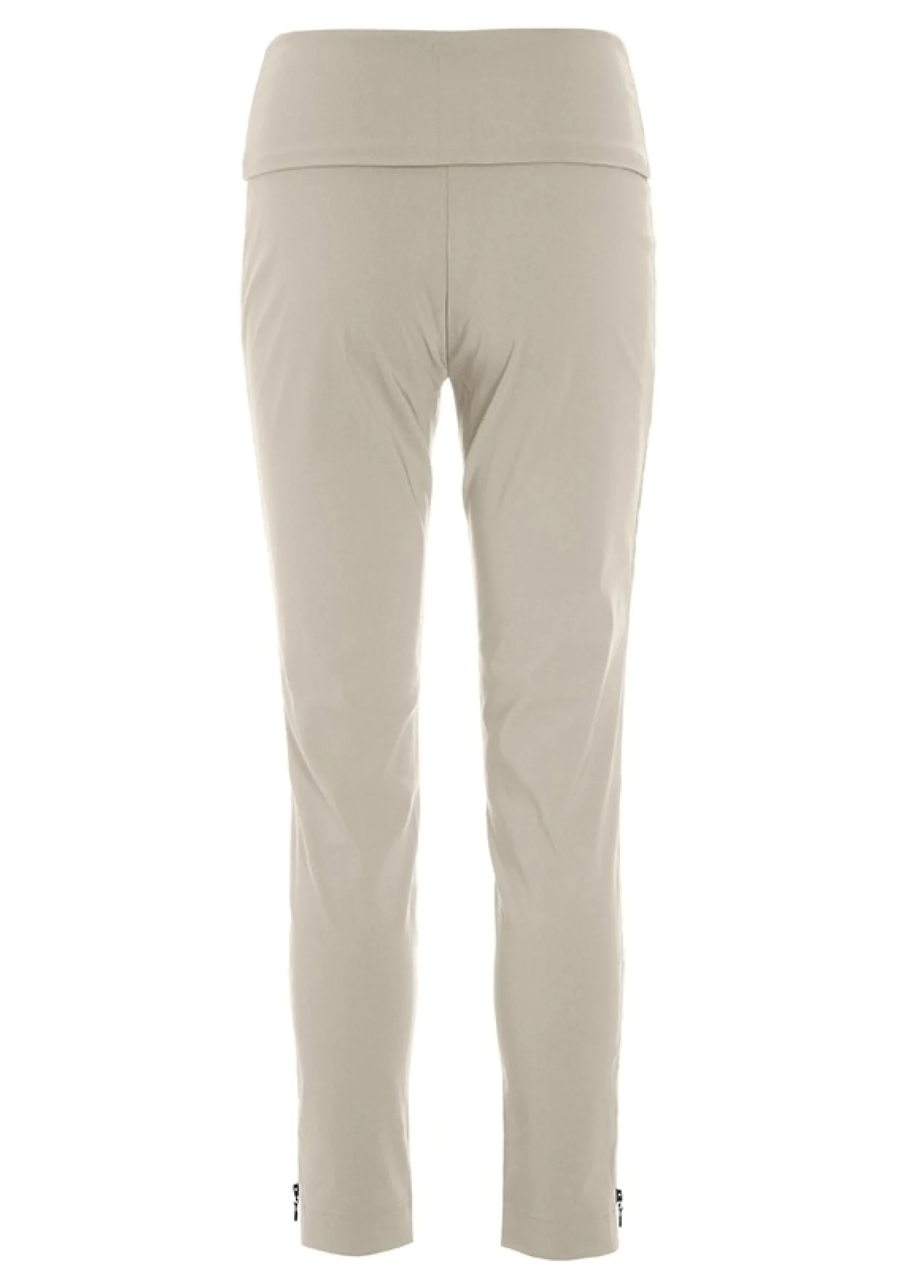 Bukser | Bukser<BITTE KAI RAND Magic stretch bukser m/ lynlås BLACK