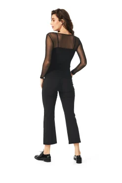 Bukser | Bukser<BITTE KAI RAND Magic stretch bukser med svaj BLACK