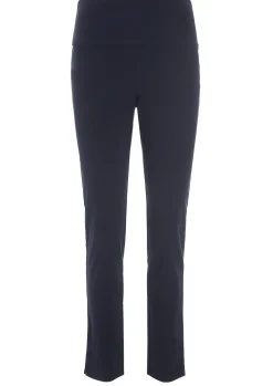 Bukser | Bukser<BITTE KAI RAND Magic stretch bukser med slids længde b BLACK