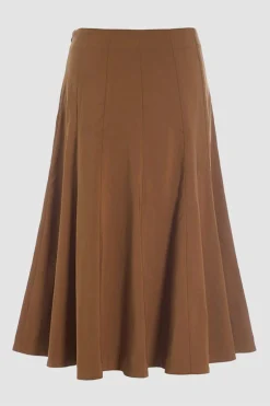 Nederdele<BITTE KAI RAND Magic stretch lang nederdel TOFFEE