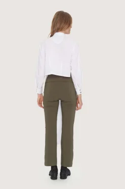 Bukser | Bukser<BITTE KAI RAND Magic stretch lange bukser med svaj BLACK
