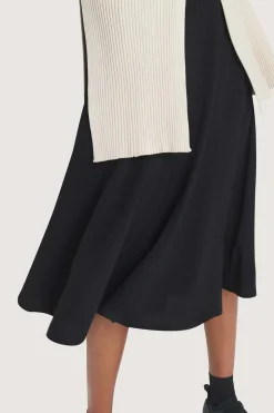 Nederdele<BITTE KAI RAND Nami crepe nederdel BLACK