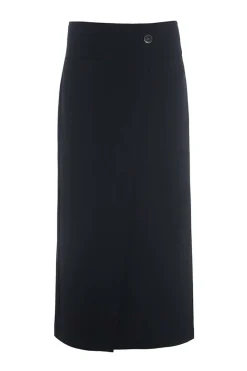 Nederdele<BITTE KAI RAND Nami crepe smal nederdel BLACK