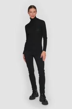 Bluser | Strik<BITTE KAI RAND New wool rullekrave sweater BLACK
