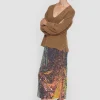 Nederdele<BITTE KAI RAND Oiled sequin nederdel SUNSETSEQUIN