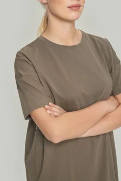 Kjoler<BITTE KAI RAND Osaka organic cotton kjole ASHPINK