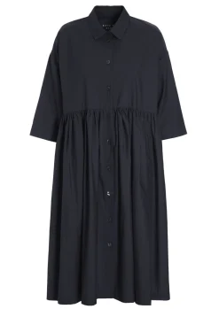 Kjoler<BITTE KAI RAND Paper poplin kjole BLACK