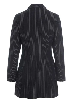 Jakker & Blazere<BITTE KAI RAND Pinstripe jersey blazer jakke BLACKPINSTRIPE
