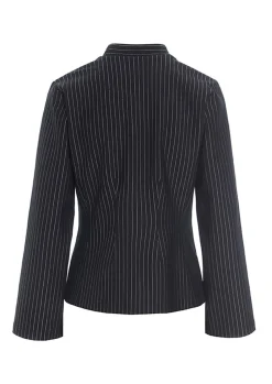Jakker & Blazere<BITTE KAI RAND Pinstripe jersey jakke BLACKPINSTRIPE