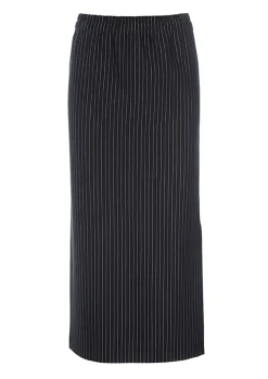 Nederdele<BITTE KAI RAND Pinstripe jersey nederdel BLACKPINSTRIPE