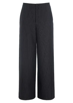 Bukser | Bukser<BITTE KAI RAND Pinstripe jersey vide bukser BLACKPINSTRIPE