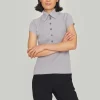 Bluser<BITTE KAI RAND Saku bluse med krave ASHPINK