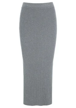 Nederdele<BITTE KAI RAND Saku knit nederdel GREYMELANGE
