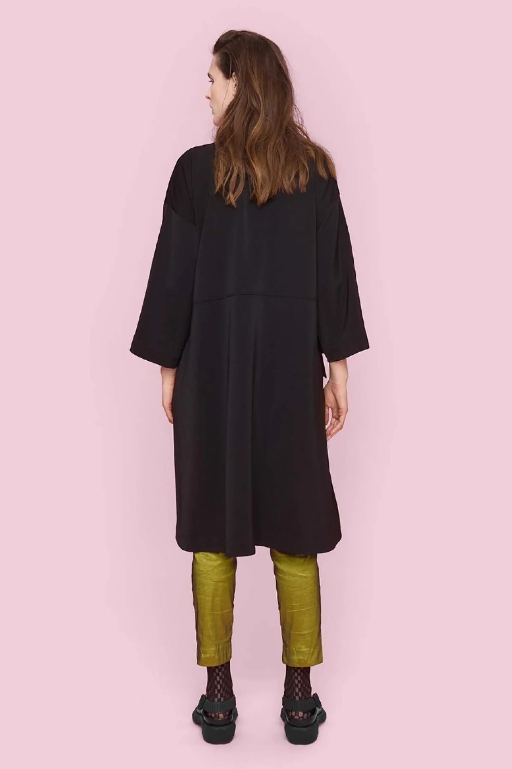 Frakker & Overtøj<BITTE KAI RAND Sakura stretch frakke BLACK
