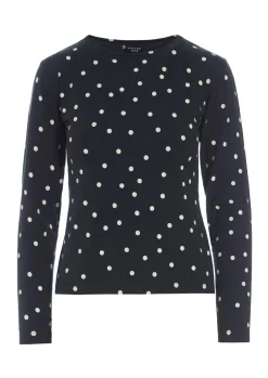 Bluser<BITTE KAI RAND Scattered dot jersey bluse BLACKSCATTEREDDOT
