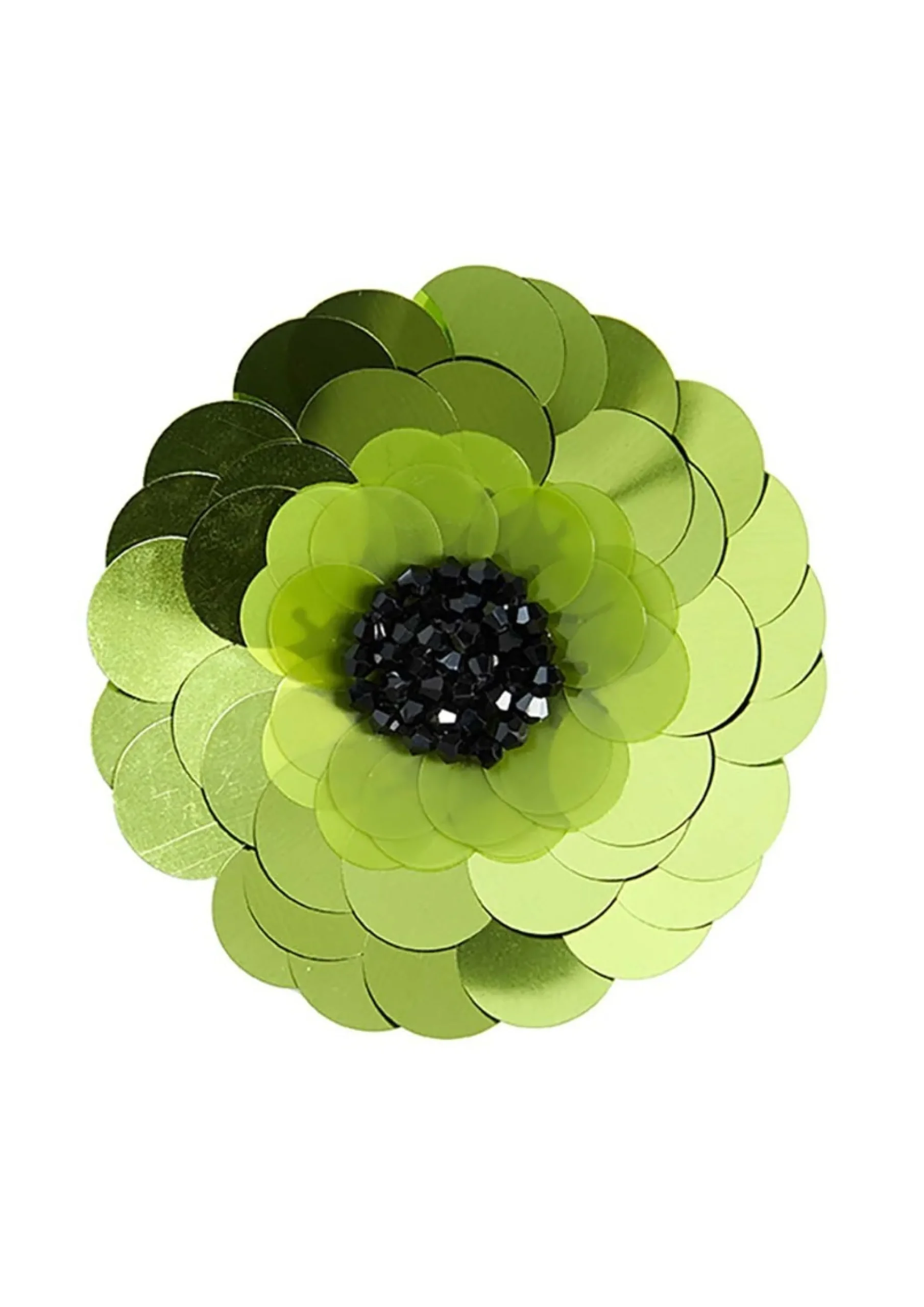 Accessories<BITTE KAI RAND Sequin flower broche GOLDENGREENSEQUINFLOWER