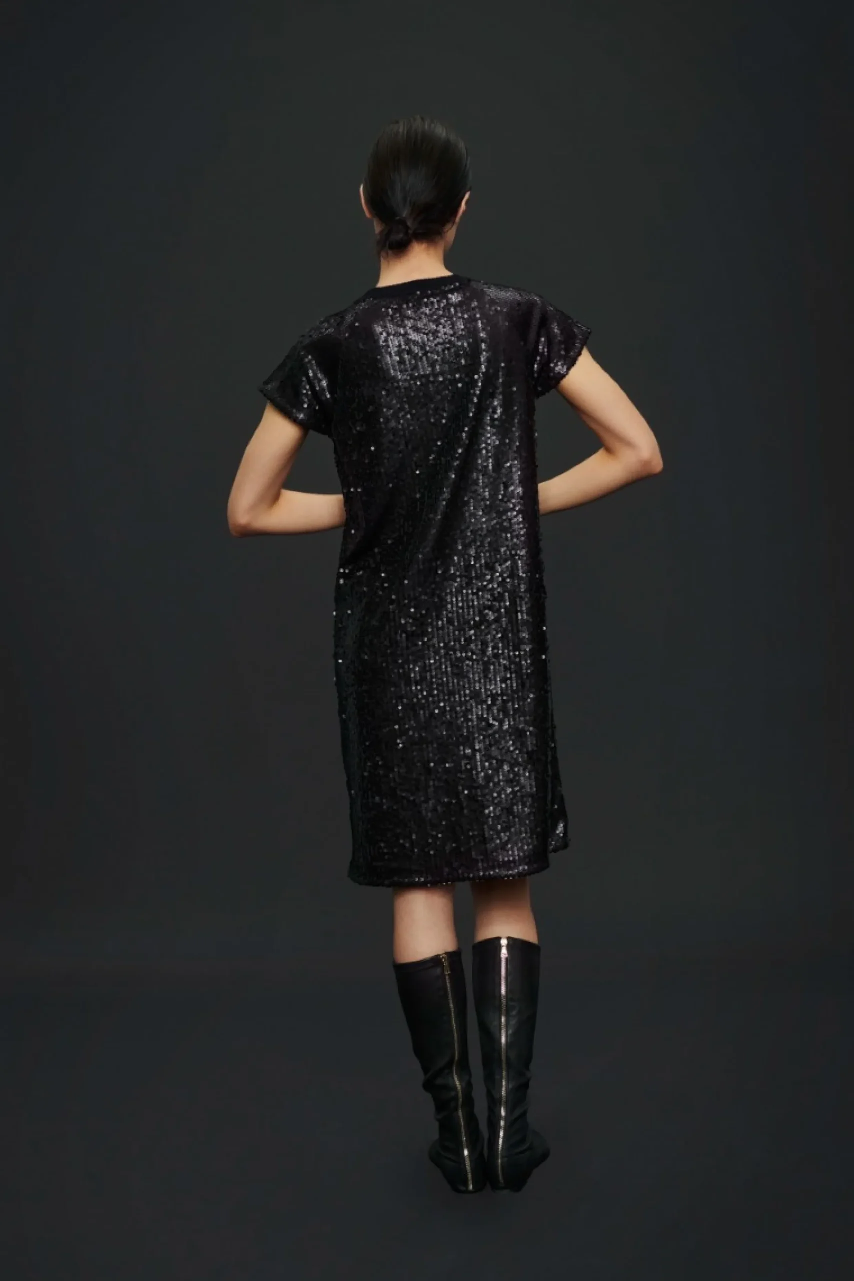 Kjoler<BITTE KAI RAND Sequin kjole BLACK