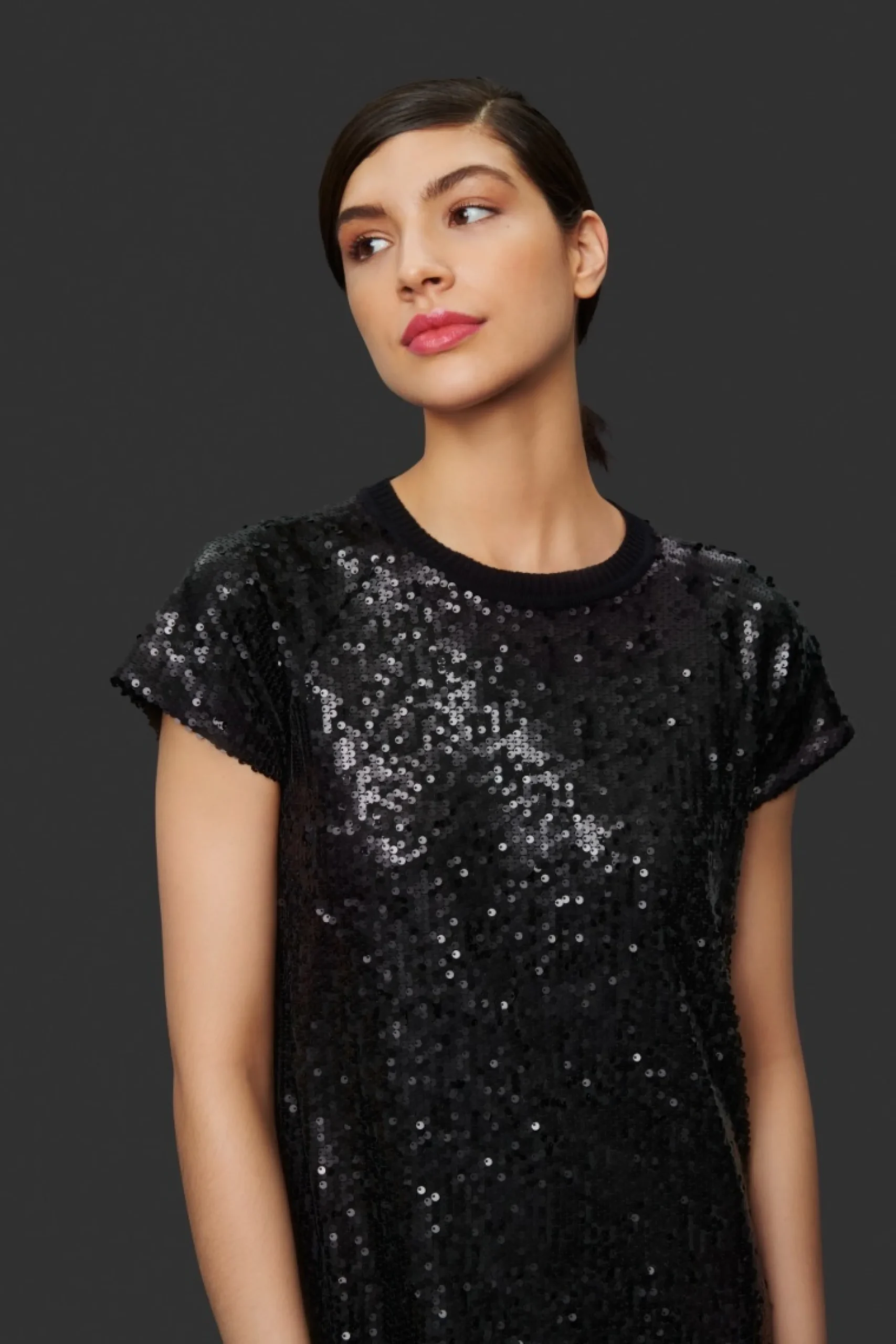 Kjoler<BITTE KAI RAND Sequin kjole BLACK