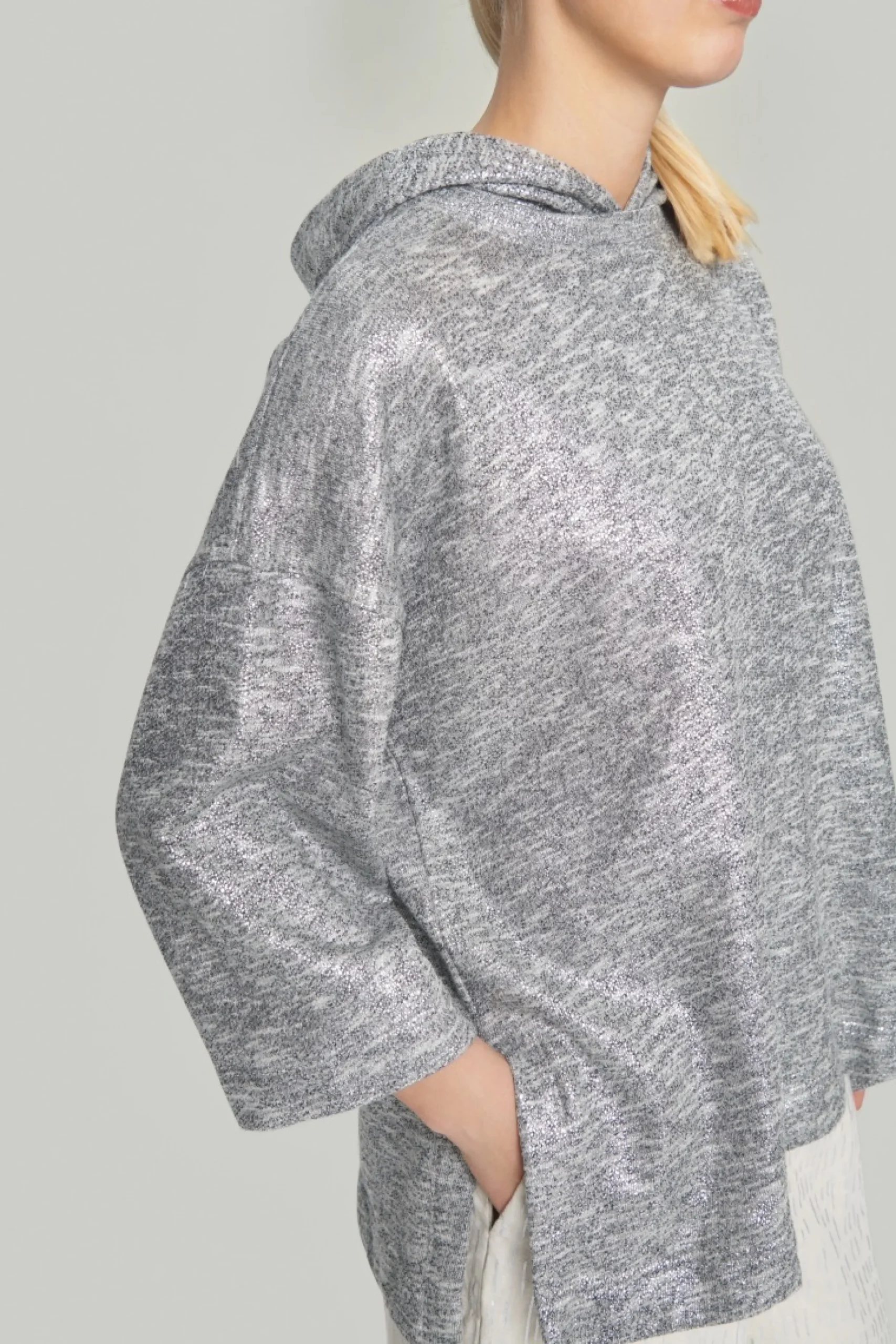Bluser<BITTE KAI RAND Silver sweat bluse SILVERMELANGE