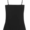 T-shirts & Toppe<BITTE KAI RAND SYMBOL JERSEY SLIP TOP BLACK
