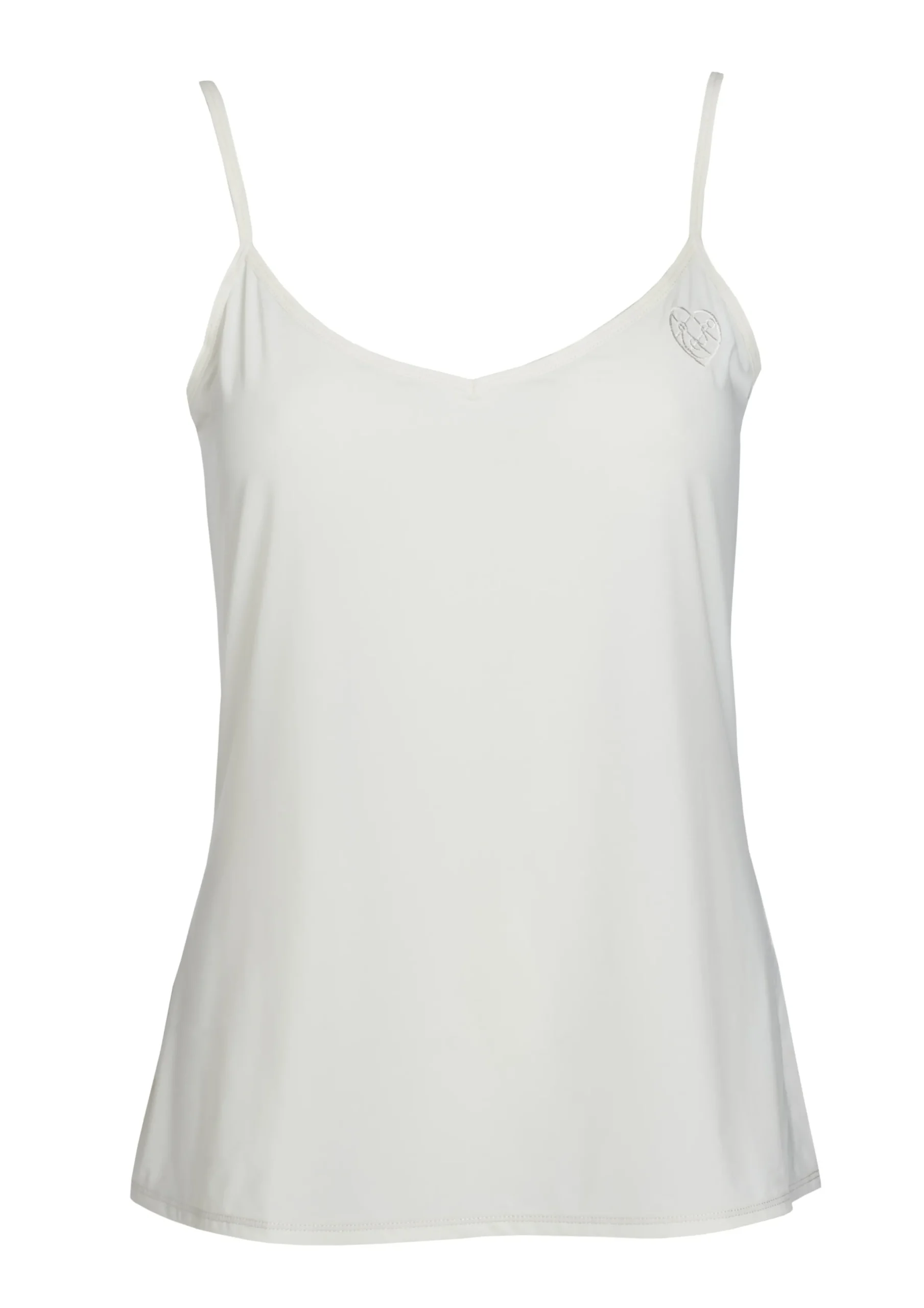 T-shirts & Toppe<BITTE KAI RAND SYMBOL JERSEY SLIP TOP BLACK