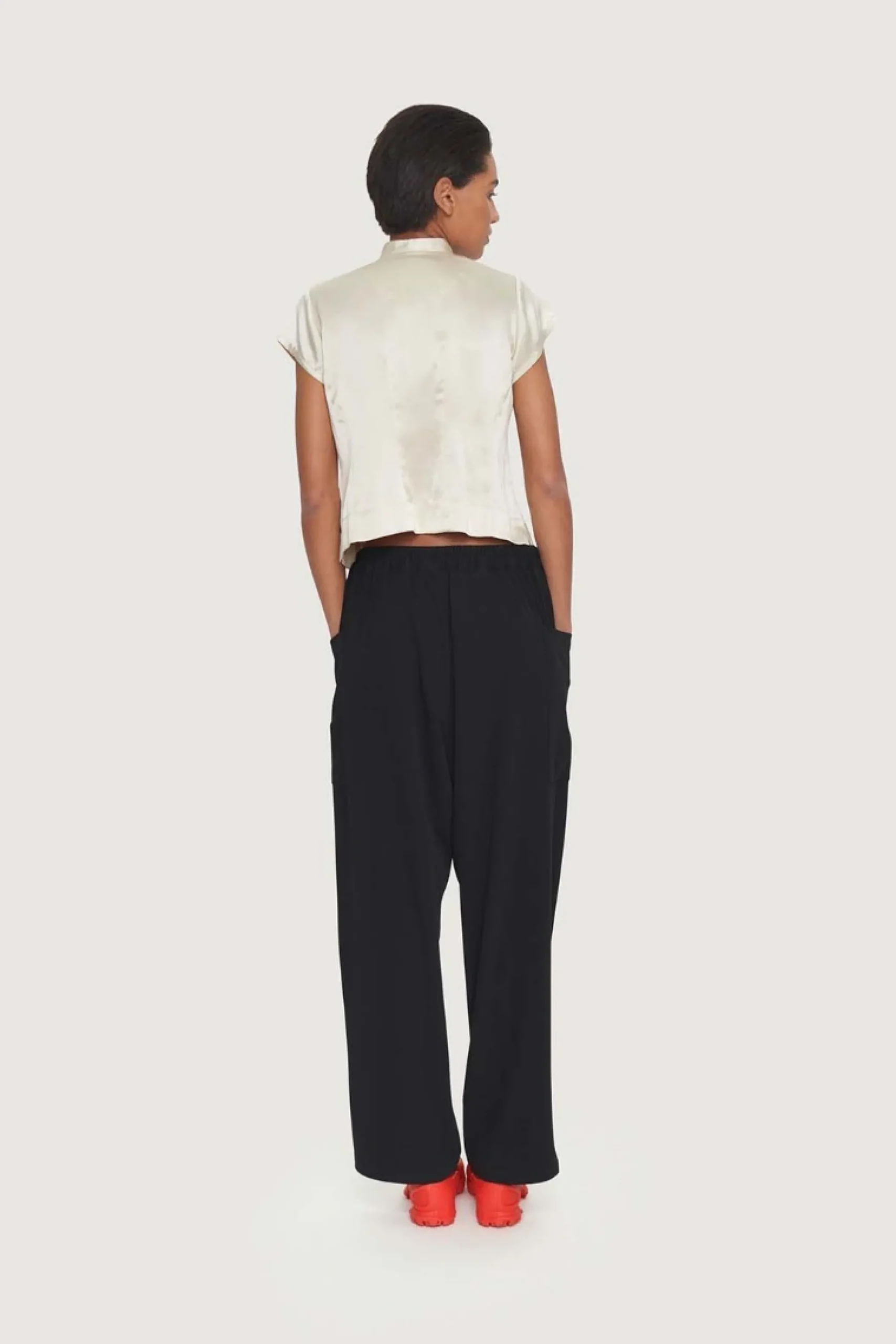 Bukser | Bukser<BITTE KAI RAND Tokyo twill bukser BLACK