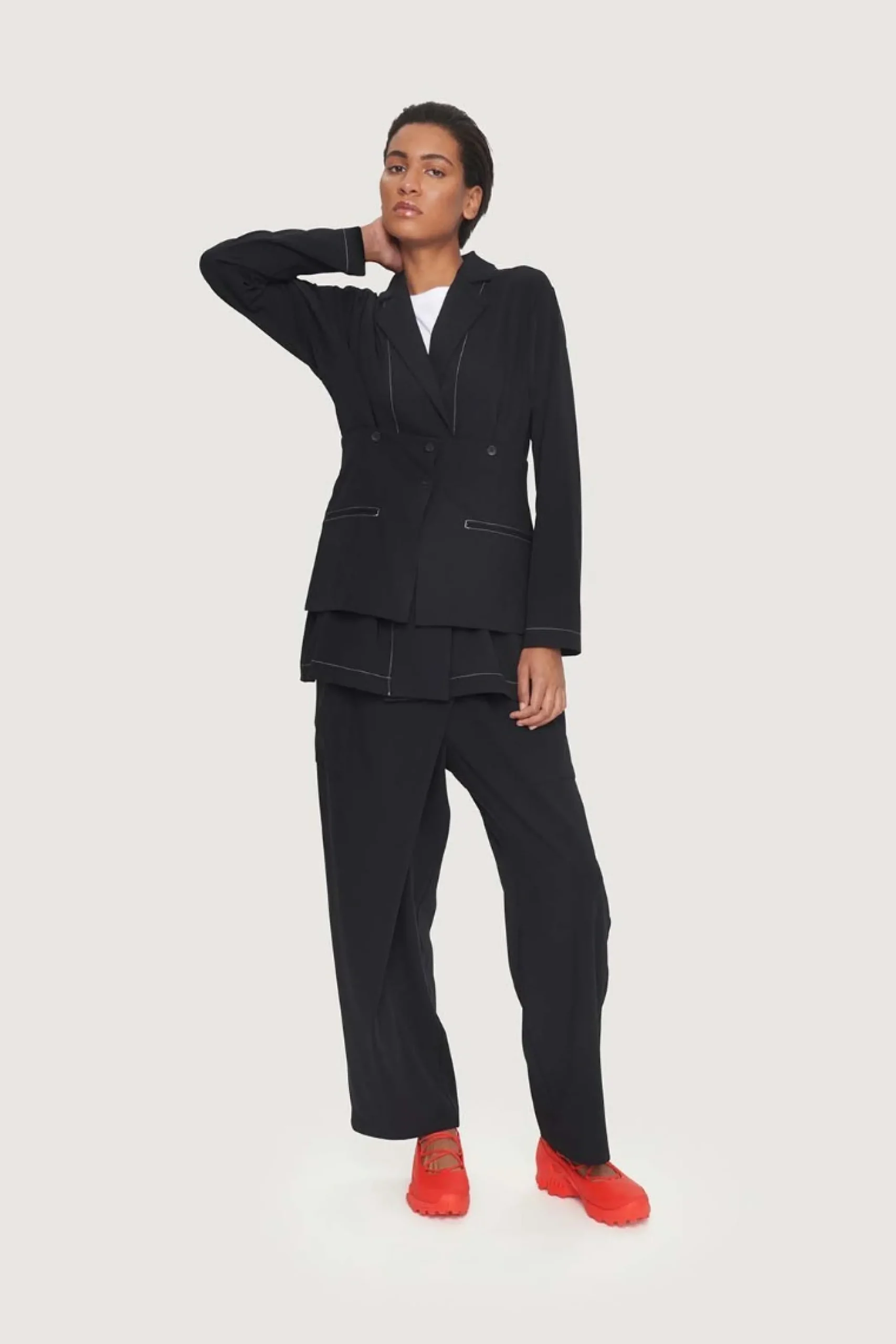 Bukser | Bukser<BITTE KAI RAND Tokyo twill bukser BLACK
