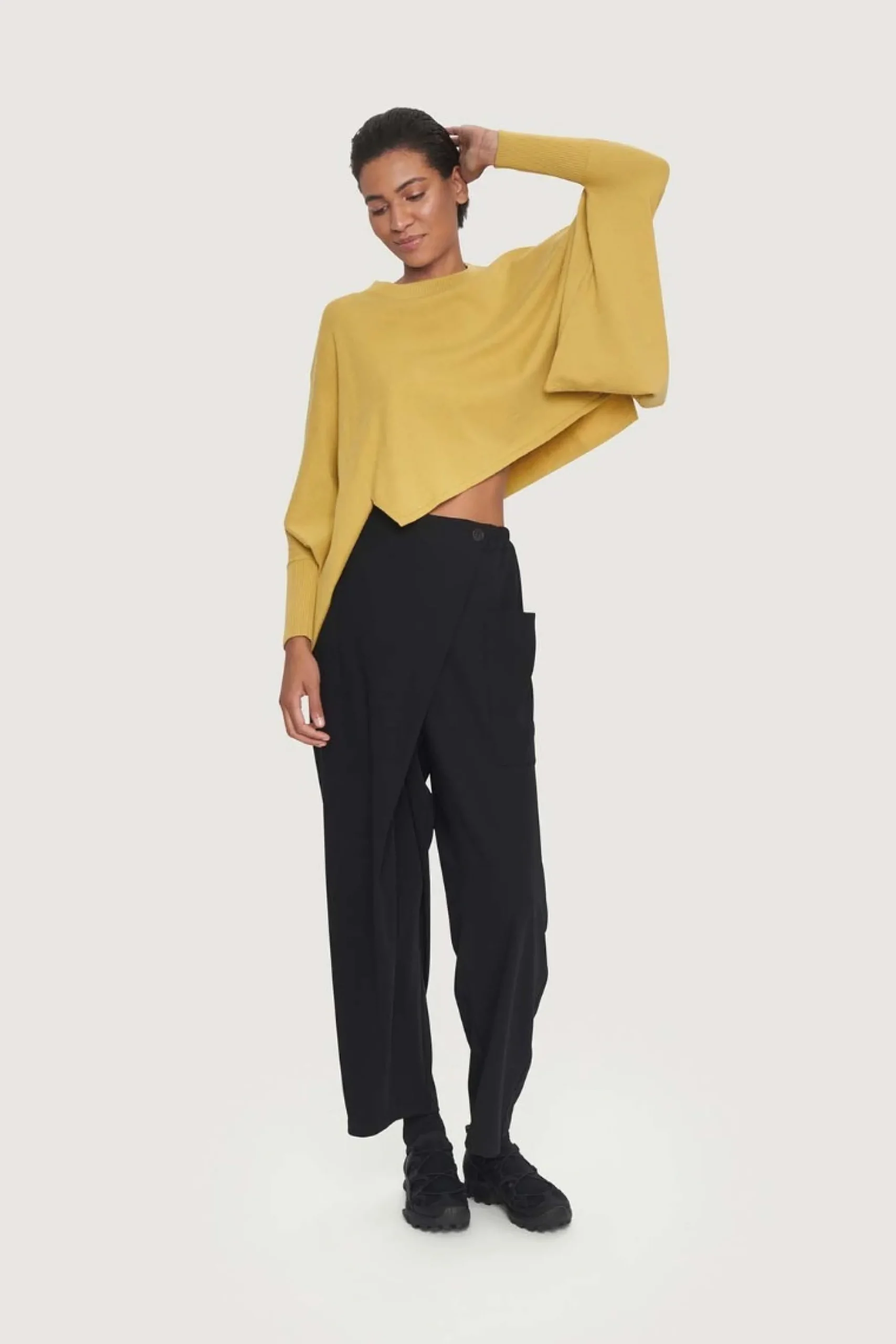 Bukser | Bukser<BITTE KAI RAND Tokyo twill bukser BLACK
