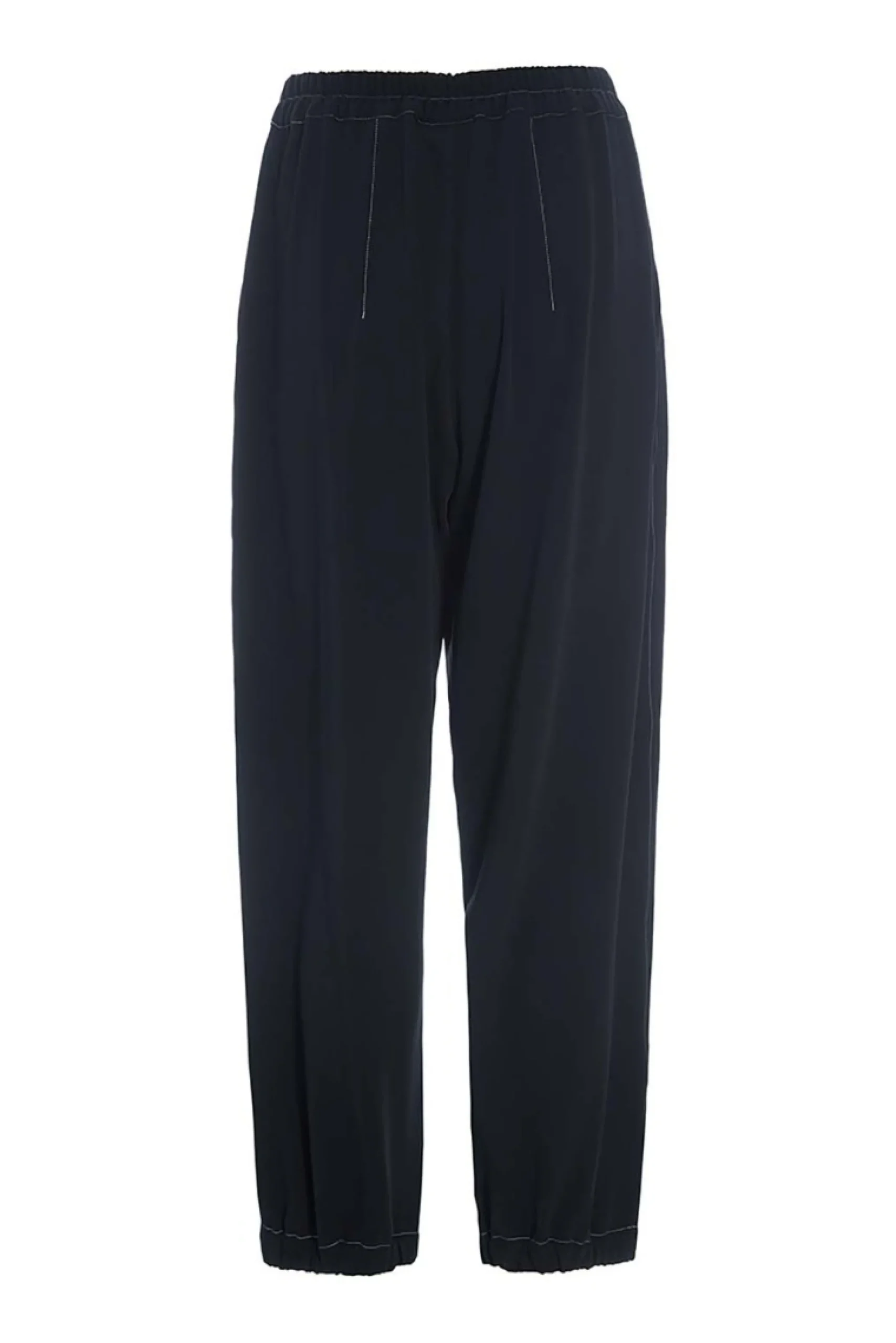 Bukser | Bukser<BITTE KAI RAND Tokyo twill elastik bukser BLACK