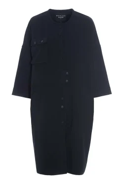 Kjoler<BITTE KAI RAND Tokyo twill skjortekjole BLACK