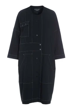Kjoler<BITTE KAI RAND Tokyo twill skjortekjole BLACK