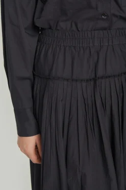 Nederdele<BITTE KAI RAND Vellum voile nederdel BLACK