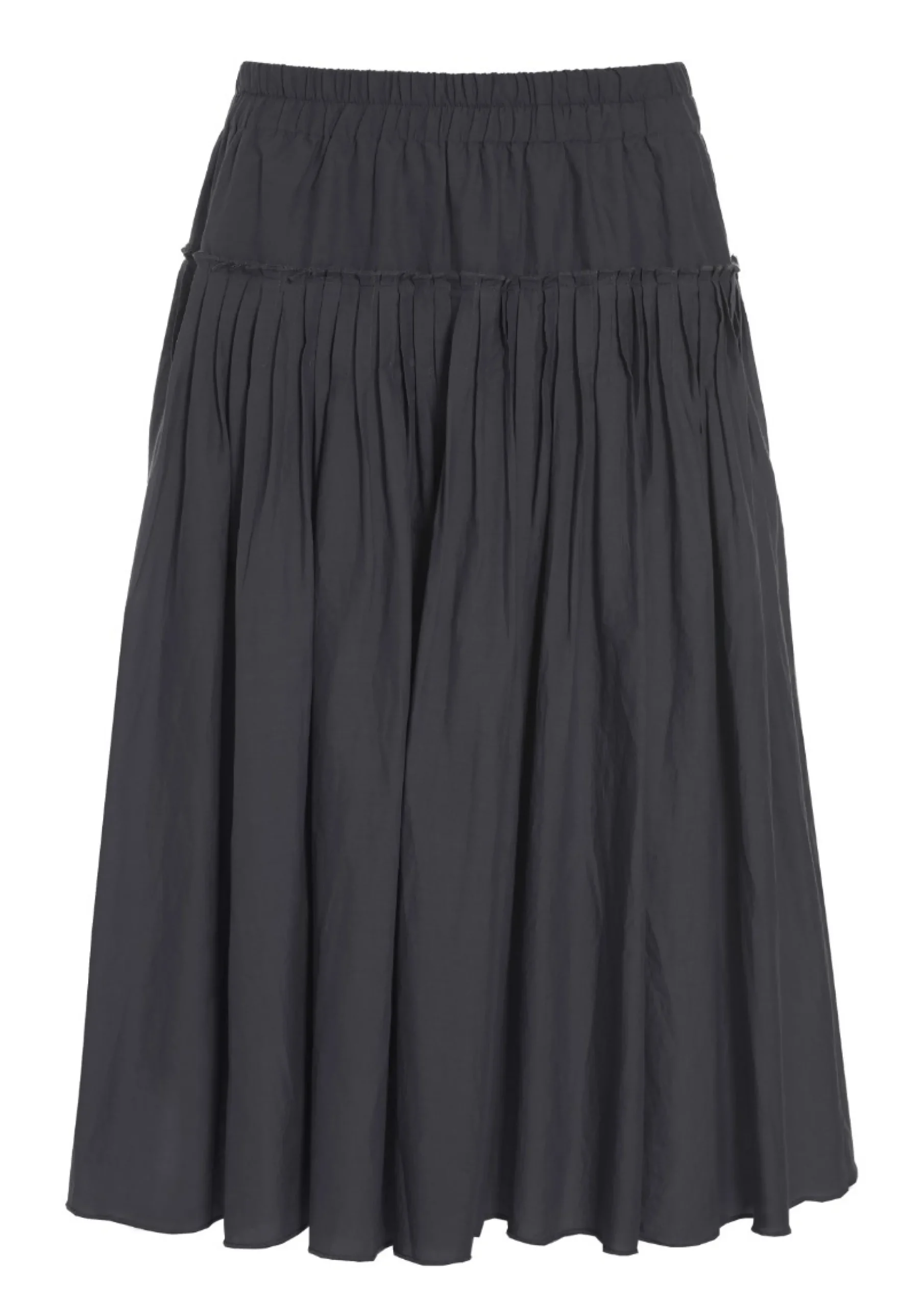 Nederdele<BITTE KAI RAND Vellum voile nederdel BLACK