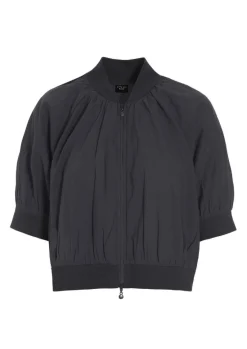 Jakker & Blazere<BITTE KAI RAND Vellum voile skjorte jakke BLACK