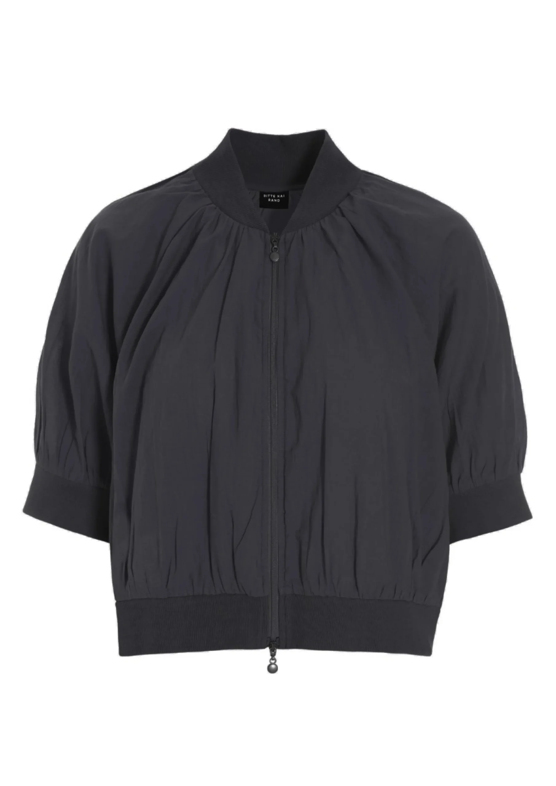 Jakker & Blazere<BITTE KAI RAND Vellum voile skjorte jakke BLACK