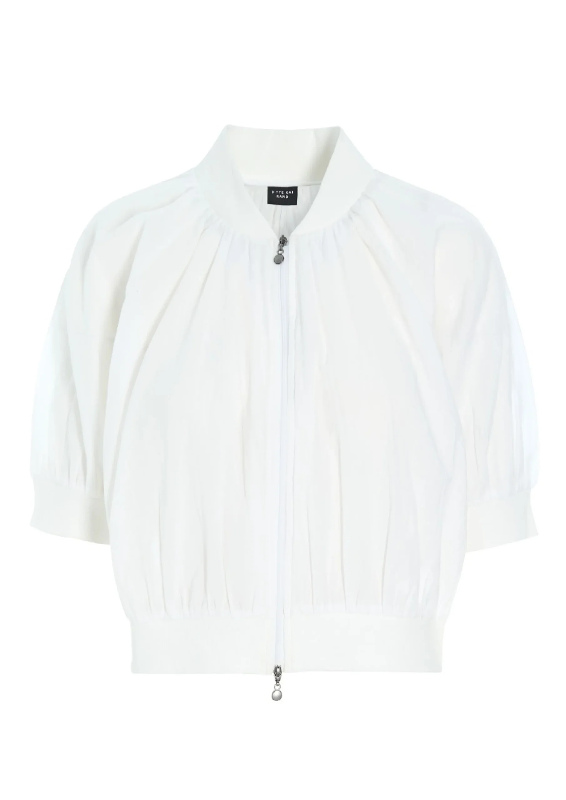 Jakker & Blazere<BITTE KAI RAND Vellum voile skjorte jakke BLACK